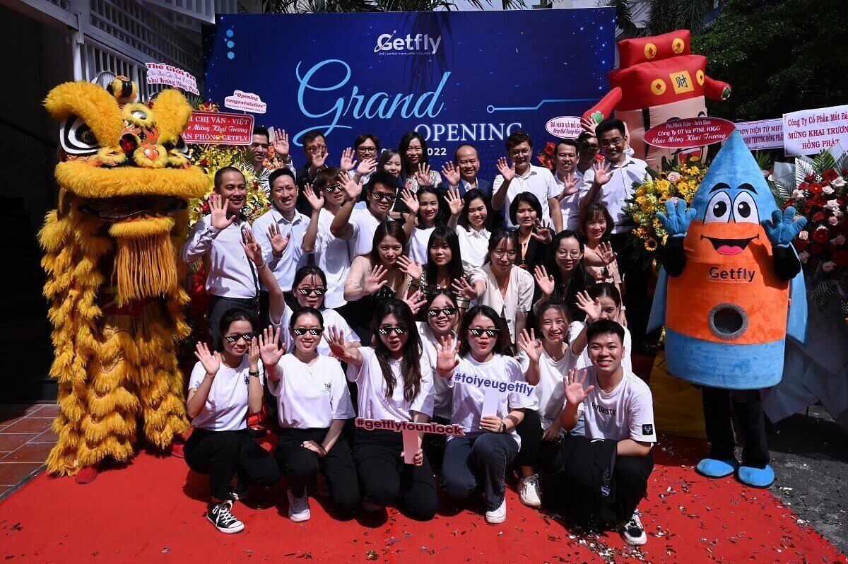Getfly cảm ơn Quý đối tác/ Quý khách hàng đã dự lễ khai trương văn phòng chi nhánh Hồ Chí Minh